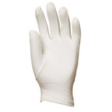 MĂNUȘI DIN BUMBAC CUSUTE BOY, ALB, CAUCIUCAT LA ÎNCHEIĂTURI, marimea 6 - sefira.ro