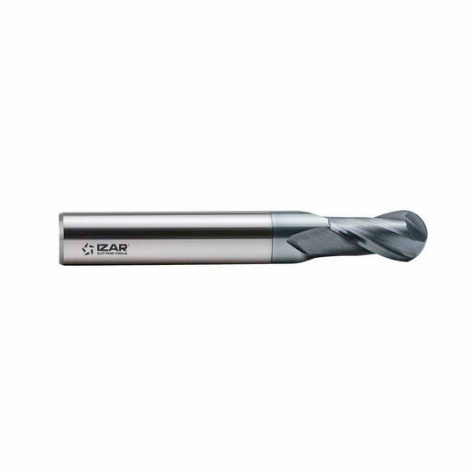 Carbide Ball End Mill 2Z Short