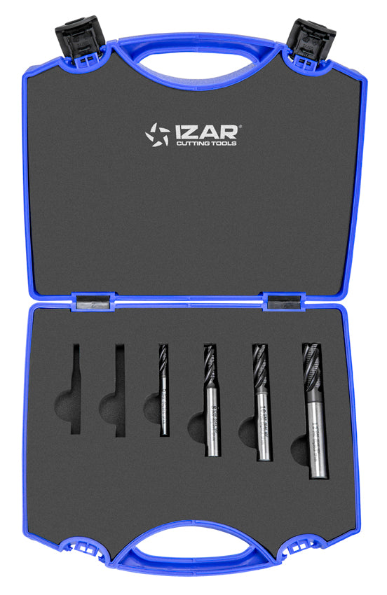 Freza degrosare pas fin PMX DIN844NRF NZ - 6644 - Set AZUL 6-8-10-12 TIALN-TOP - TIALN-TOP IZAR