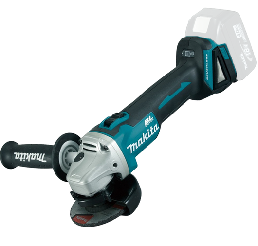 Brushless angle grinder, 125mm, Li-Ion, 18V without batteries, MAKITA