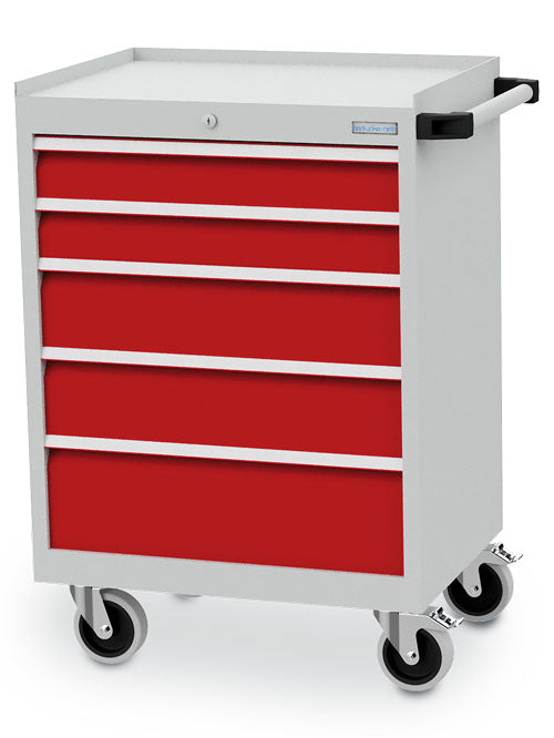 Mobile drawer cabinet T500 R24-16, 680x500x1000mm, 5 drawers, load capacity 500kg, BEDRUNKA