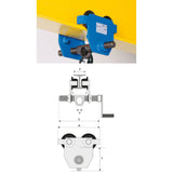 Carucioare pentru elevatoare manuale cu lant - sefira.ro