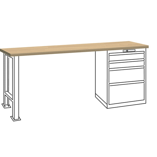 Workbenches with drawer 27x36 E LISTA 59.039-59.041-40.970-40.972