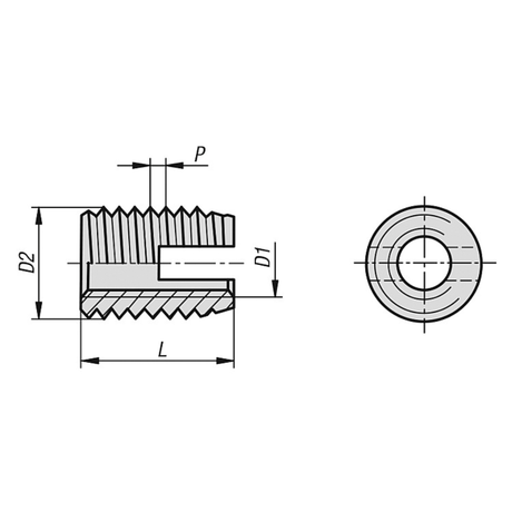Insertii filetate autofiletante - otel inoxidabil - sefira.ro
