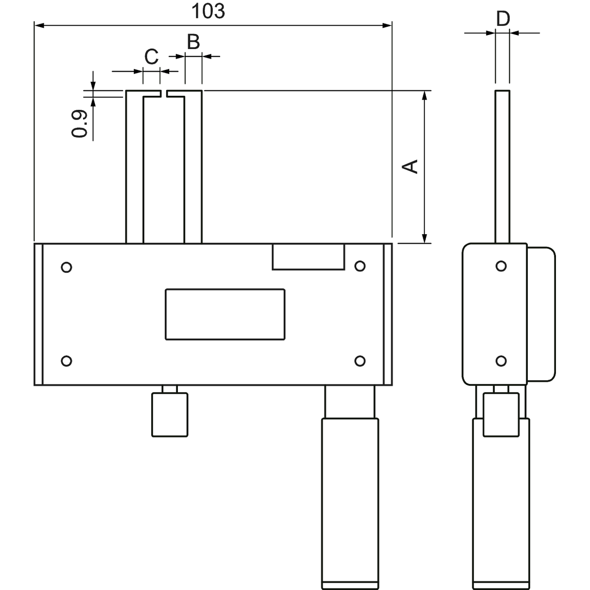 Ceas comparator digital pentru seeger ALPA MEGALINE - sefira.ro