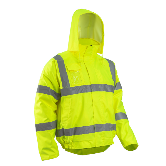 Jacheta de iarna SOUKOU BOMBER DZSEKI, marimea L, culoare galbena, COVERGUARD - sefira.ro