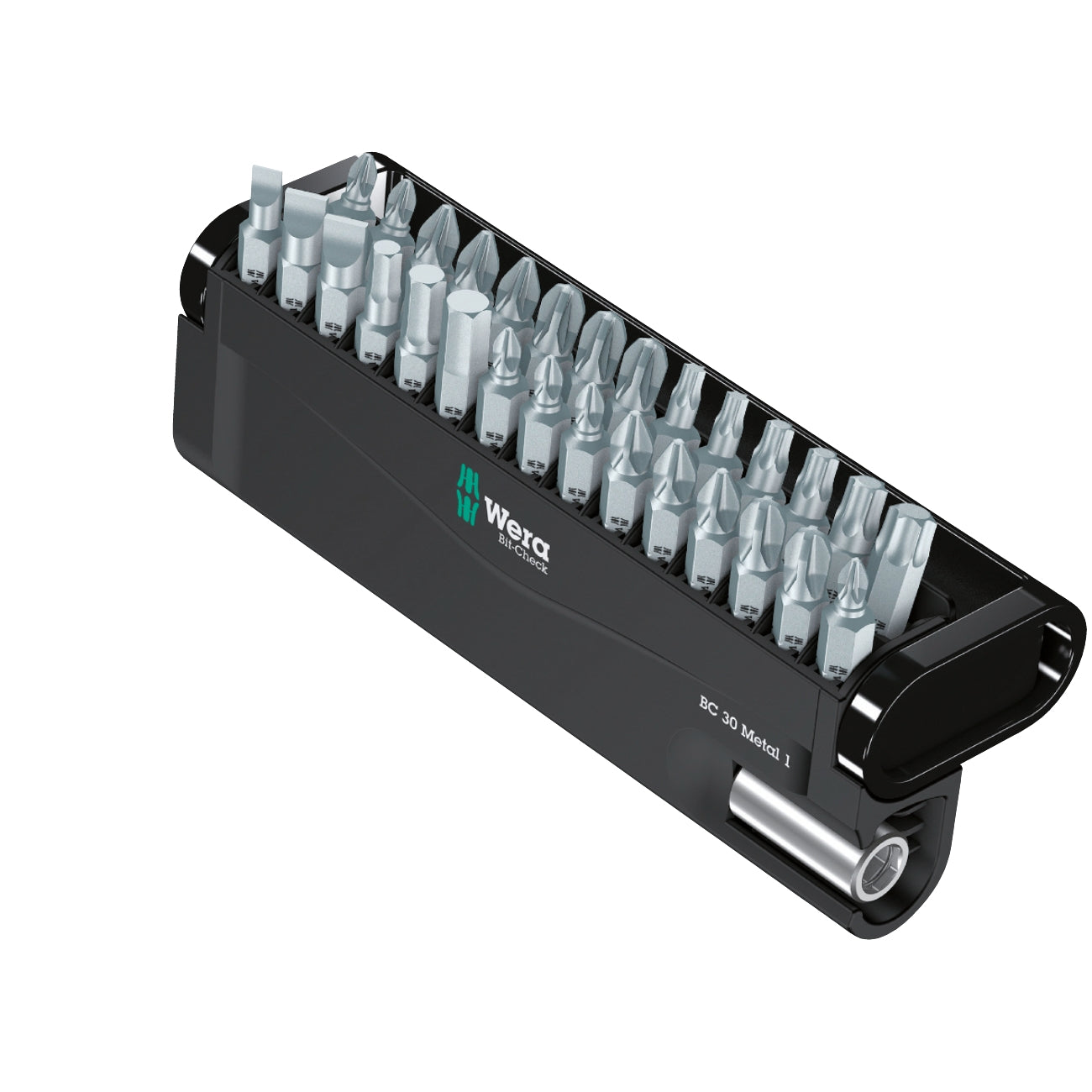 WERA BIT-CHECK 30 METAL 1 bit and holder set