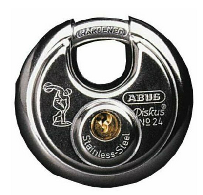 Round padlock, 24/70mm, stainless steel, ABUS