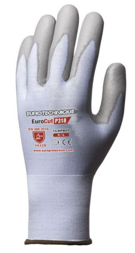 EUROCUT P318 protective gloves, anti-cut, size 6, TD-18, EUROTEHNIQUE