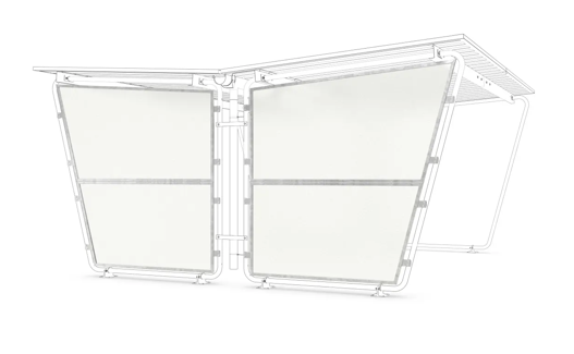 Acoperis Siegen S16 2145x2330x2250,zinc. - sefira.ro