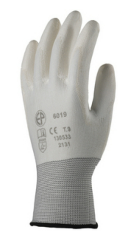 EP precision protective gloves, size 6, white, EUROTEHNIQUE