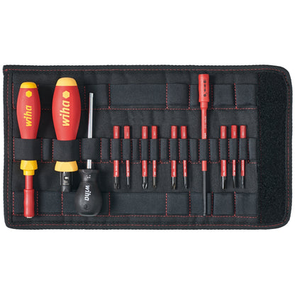 WIHA TORQUEVARIO-S ELECTRIC VDE torque screwdrivers in a set