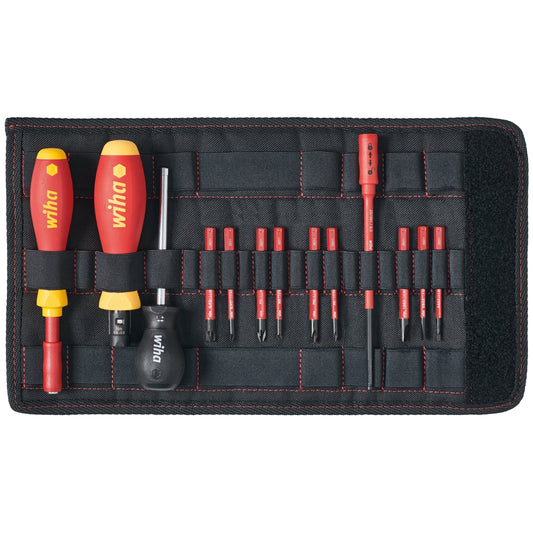 WIHA TORQUEVARIO-S ELECTRIC VDE torque screwdrivers in a set