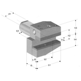 Utilaje radiale VDI DIN 69880 stanga KINTEK - sefira.ro