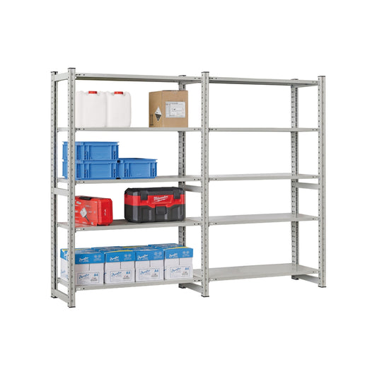 Shelving units with shelves without screws