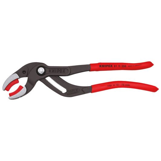 Cleste pentru tevi si sifoane din plastic KNIPEX 81 11 250