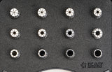 Bucsa elastica ER de precizie 10-MICRON DIN-6499B - 8391 - Set ER20 - 12 pcs. (2 - 3 - 4 - 5 - 6 - 7 - 8 - 9 - 10 - 11 - 12 - 13) IZAR