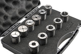 Bucsa C STRONG drept de precizie  - 8395 - Set C32 - 11 pcs. (4 - 5 - 6 - 8 - 10 - 12 - 14 - 16 - 18 - 20 - 25) IZAR
