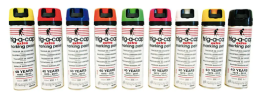 Temporary marking spray, for construction sites, 500ml tube, fluorescent pink, MATTEODA