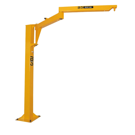 Column-mounted JIB cranes with articulated arm B-HANDLING