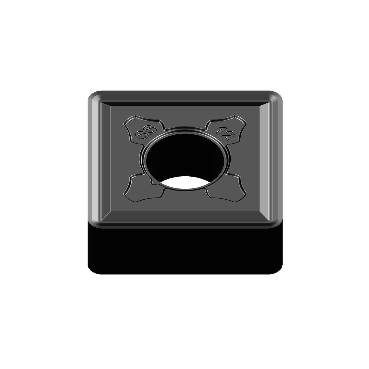 Placuta indexabila strunjire SNMG 90º negativa - 8550 - SNMG-120412-E-ZM-C540 IZAR