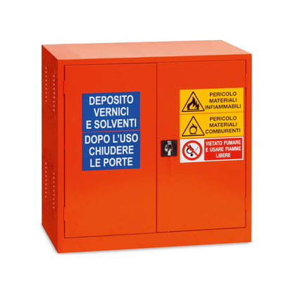 Safety cabinets for paints and solvents