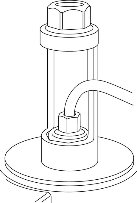 Set de completare pentru desfacut amortizoare, KL-0056-1100 B, 5 buc, GEDORE - sefira.ro