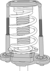 Set de completare pentru Ford, mar. 5 + 8, pentru pretensionare arcuri, KL-0029-150 A, GEDORE - sefira.ro