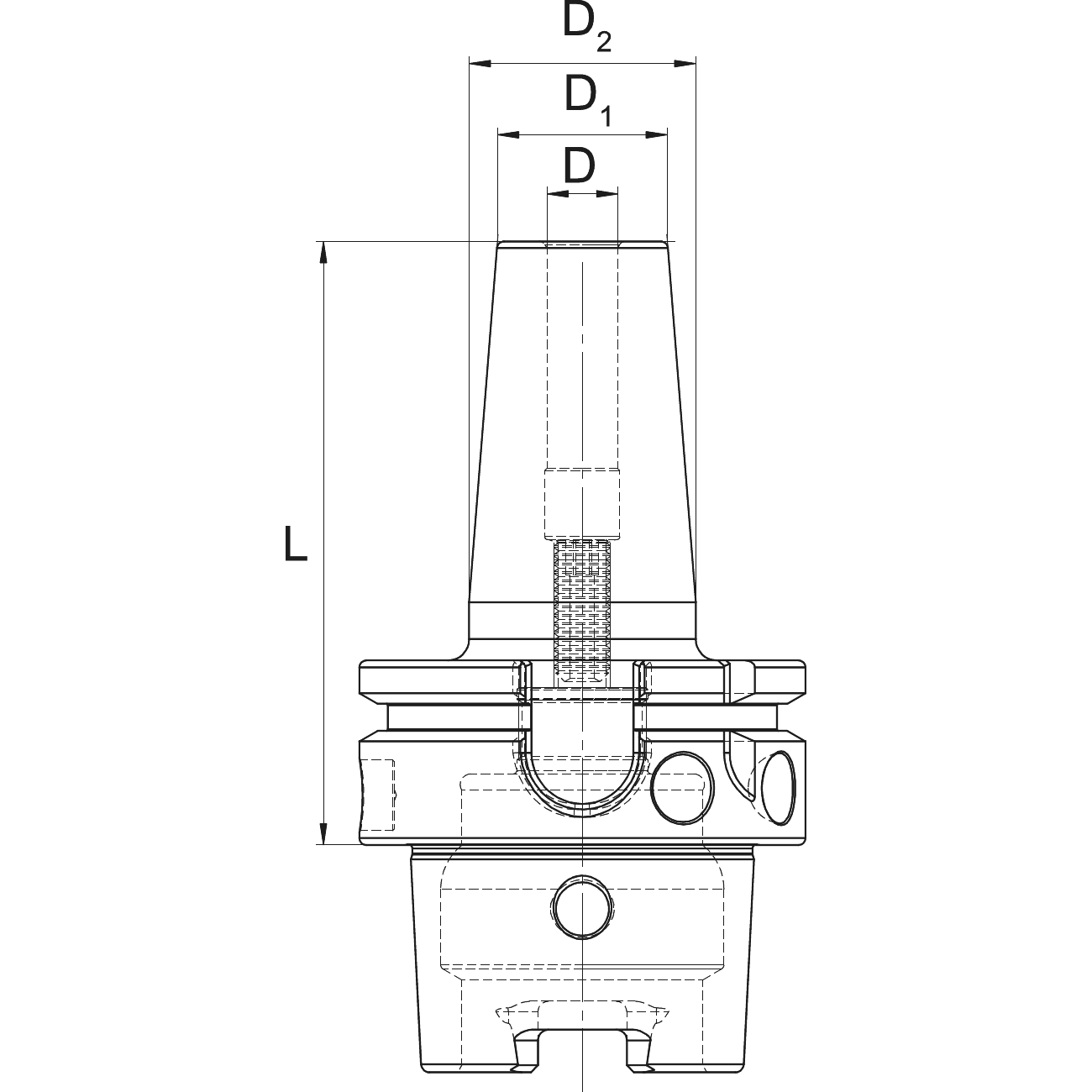 Tool holder with shrink fit DIN 69893 HSK A EROGLU