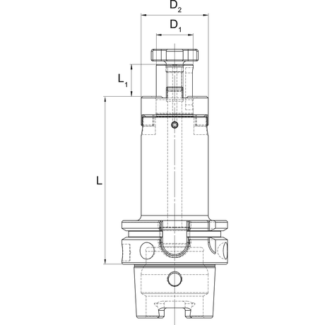 Mandrina pentru Cap frezat combinata DIN 69893 HSK A EROGLU - sefira.ro