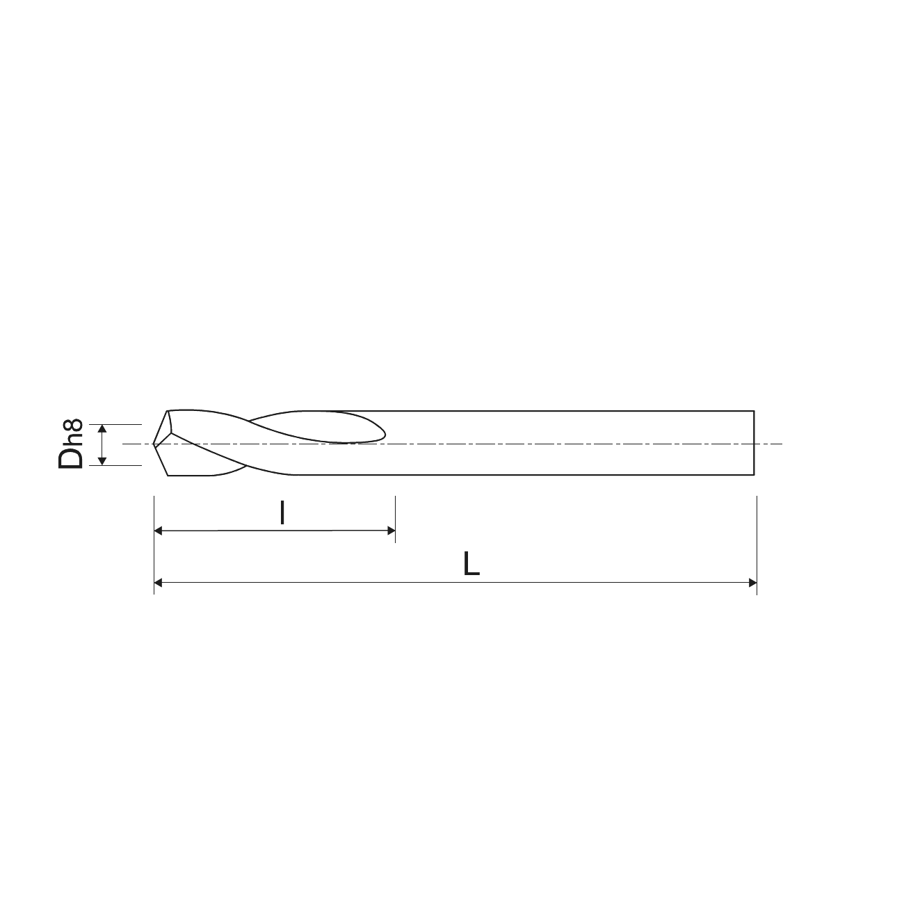 HSSE KERFOLG 120° centering drill per NC