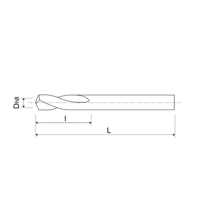 HSSE KERFOLG 120° centering drill per NC