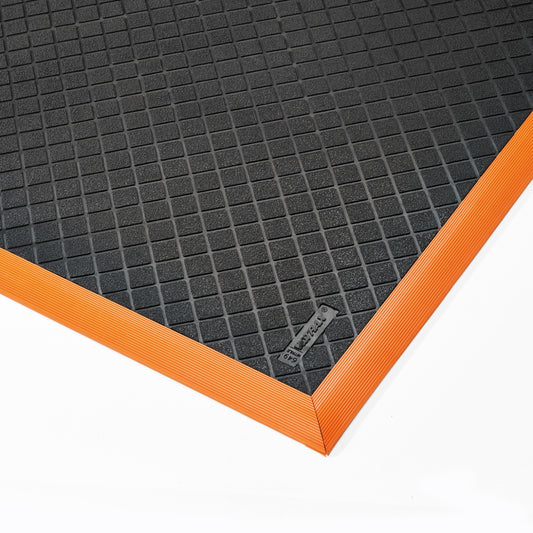 JUSTRITE orange nitrile rubber anti-fatigue mats