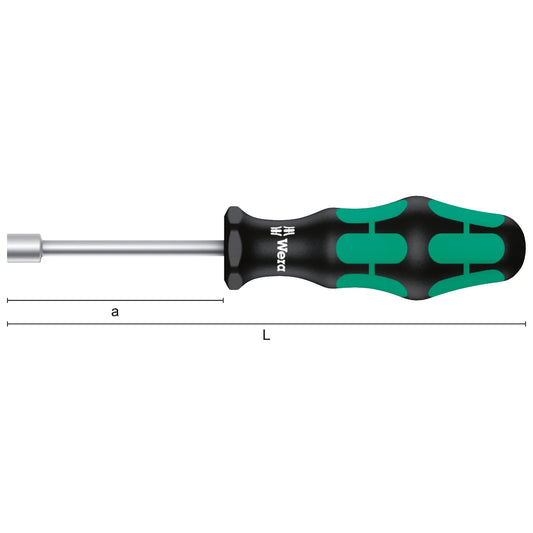 Hex screwdrivers with handle WERA 395 HO