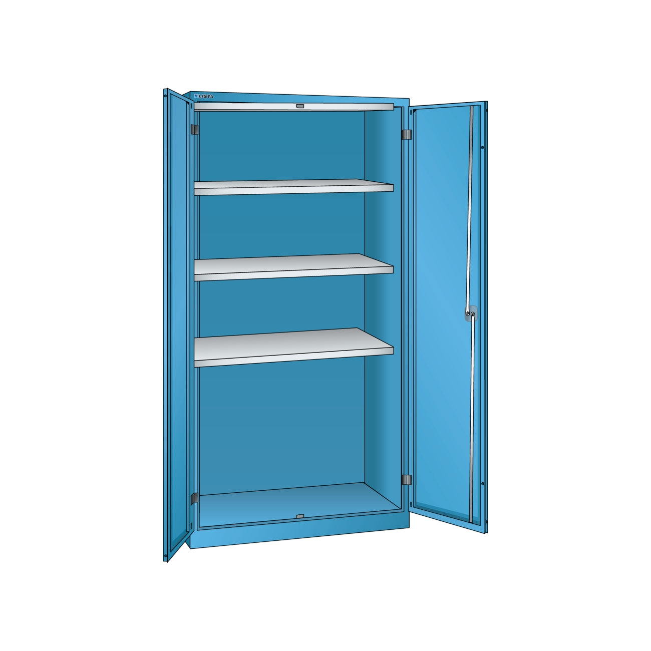 Cabinets with sheet metal doors LISTA 60.418-60.419