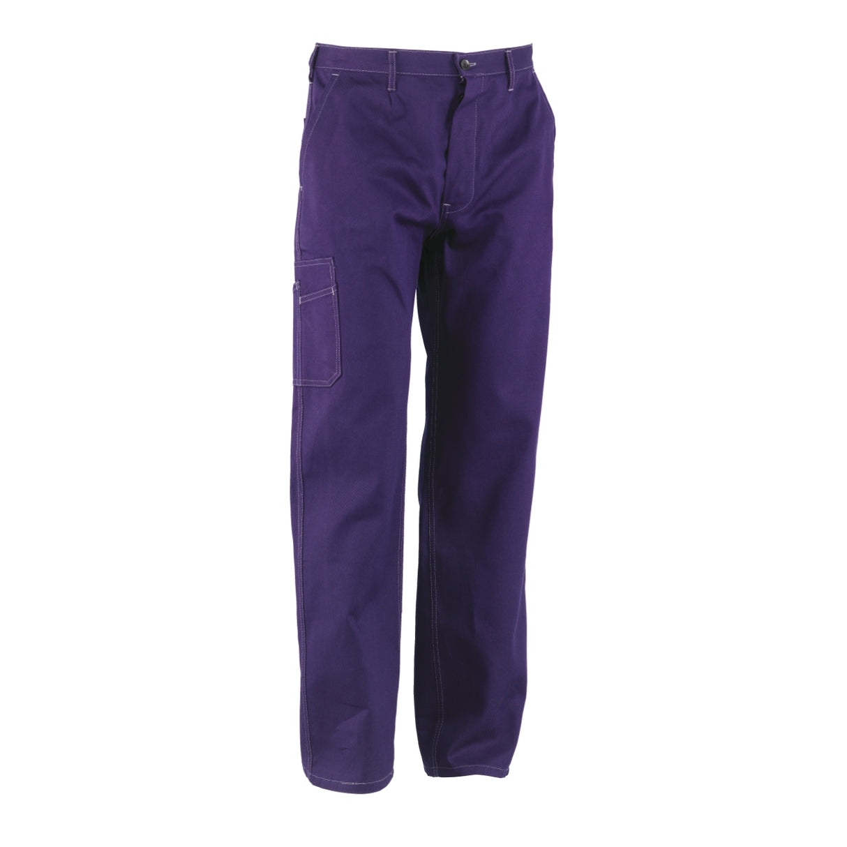 Pantaloni Workwear albastru din bumbac massaua sanforizat - sefira.ro