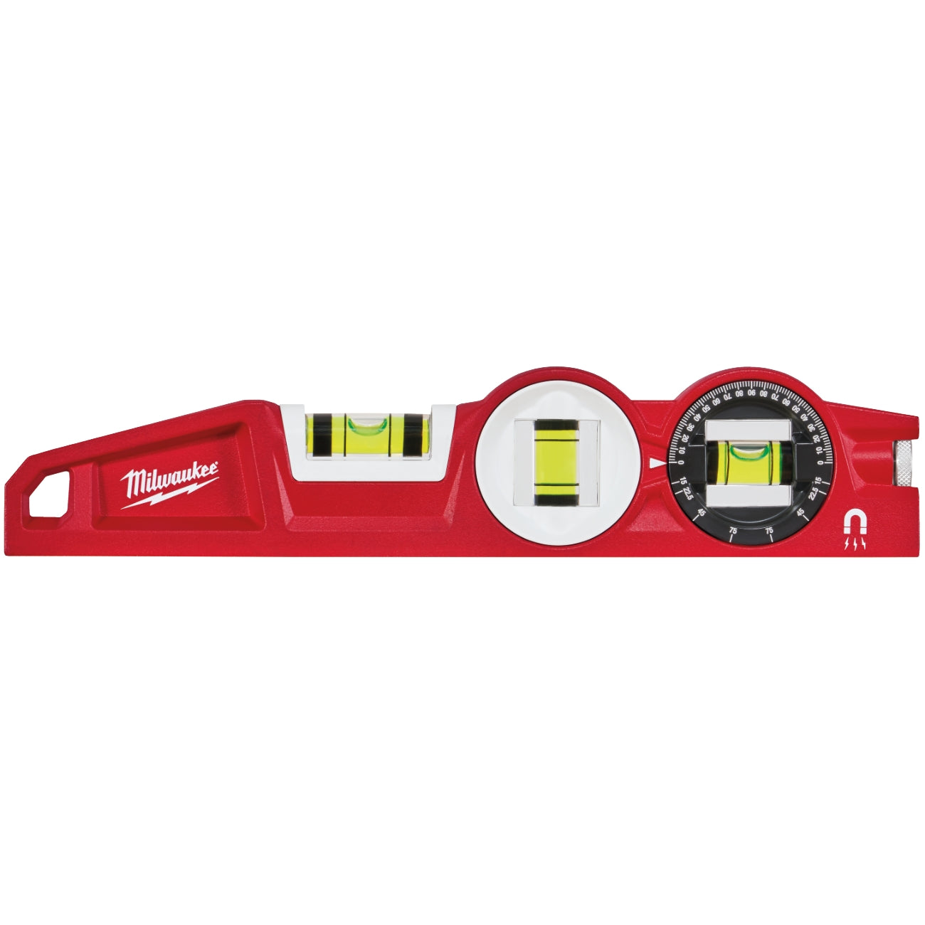 Nivele magnetice torpedo cu flacon reglabil la 360° MILWAUKEE 4932459096