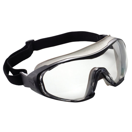 Safety glasses with gray frame