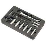 Set unelte pentru desfacut amortizoare, KL-0056-11 EB, 23 buc, GEDORE - sefira.ro