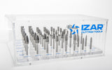 9200 - EXHIBITOR 48 PCS. 6x6 / 8x6 / 9.6x6 / 12.7x6 mm TEETH 6 (Ref. 9260-51-54-58-67-68) IZAR