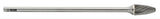 Freza Biax carbura tip F BALL-NOSED-TREE lung - 9248 - 09.60X06.00 mm DENT.6 IZAR