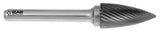 Freza Biax carbura tip G TREE - 9254 - 06.00X06.00 mm DENT.4 IZAR