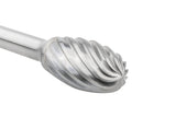 Freza Biax carbura tip E OVAL - 9257 - 09.60X06.00 mm DENTADO INOX IZAR