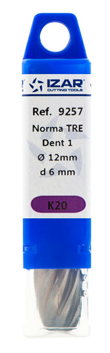 Freza Biax carbura tip E OVAL - 9257 - 09.60X06.00 mm DENTADO INOX IZAR