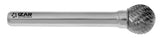 Freza Biax carbura tip D BALL - 9258 - 03.00X03.00 mm DENT.3 IZAR