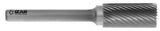 Freza Biax carbura tip B centrare-CUT - 9260 - 08.00X06.00 mm DENT.1 IZAR