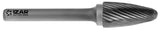 Freza Biax carbura tip F BALL-NOSED-TREE - 9268 - 08.00X06.00 mm DENT.4 IZAR