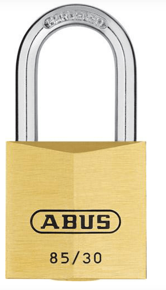 Lacat din alama nr. 85, 30 mm, nivel securitate: 5, ABUS - sefira.ro