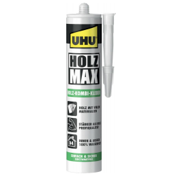 Adeziv combinat pentru lemn, HOLZ MAX, cartus 380g, 48330, UHU - sefira.ro
