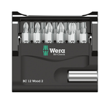 WERA Set Biti 1/4" 12 buc BC Lemn 2 - sefira.ro